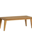 Alpine Teak Wooden Outdoor Cocktail Table-Outdoor Coffee Tables-Lloyd Flanders-LOOMLAN