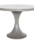 43 in Outdoor Dining Table Grey Contemporary-Outdoor Dining Tables-Moe's Home-LOOMLAN