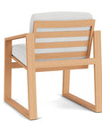 Pursuit Aluminum Outdoor Dining Armchair-Outdoor Dining Chairs-Lloyd Flanders-LOOMLAN