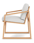 Pursuit Aluminum Outdoor Dining Armchair-Outdoor Dining Chairs-Lloyd Flanders-LOOMLAN