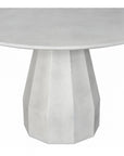 47 Inch Outdoor Dining Table Antique White Concrete Outdoor Dining Tables LOOMLAN By Moe's Home