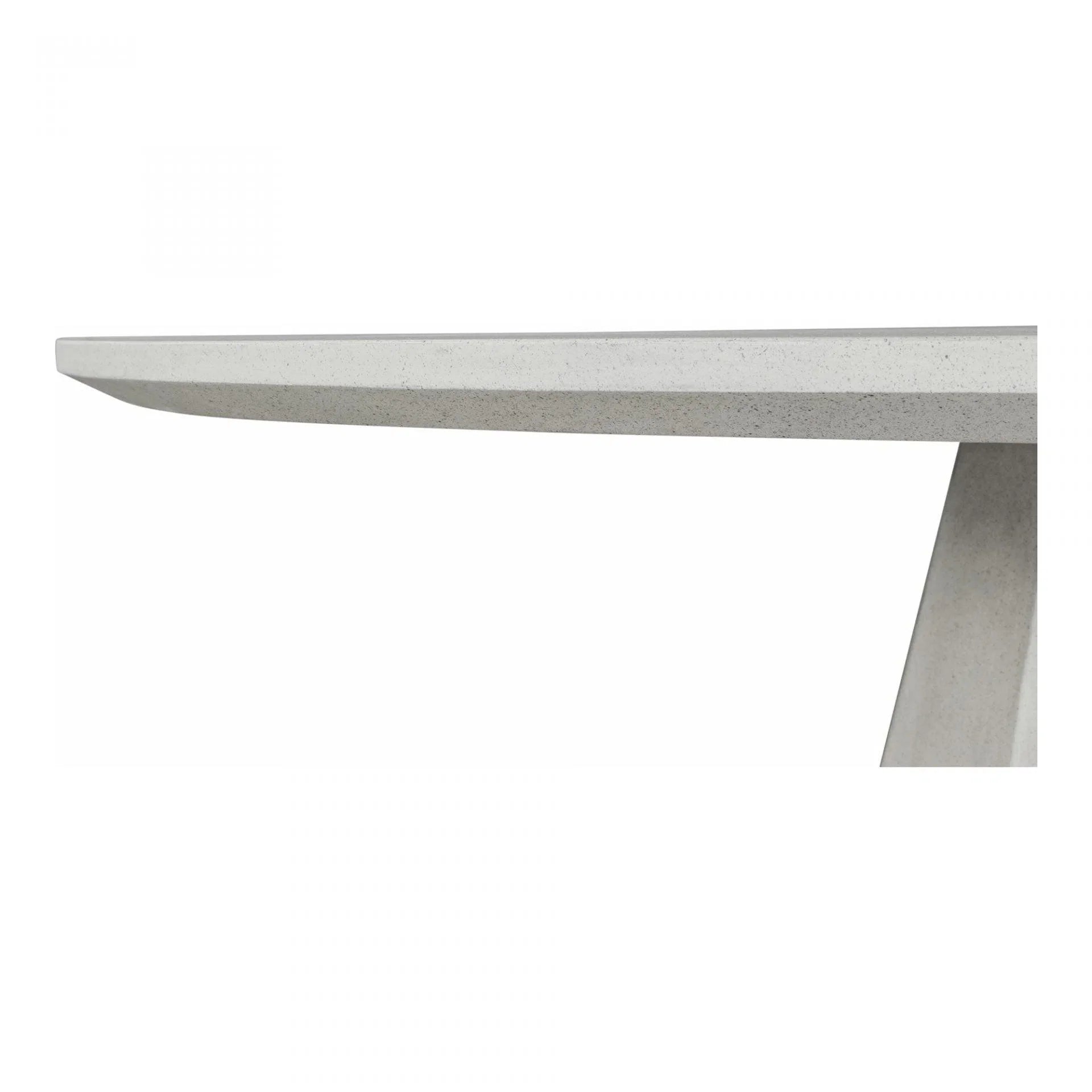 47 Inch Outdoor Dining Table Antique White Concrete Outdoor Dining Tables LOOMLAN By Moe&#39;s Home
