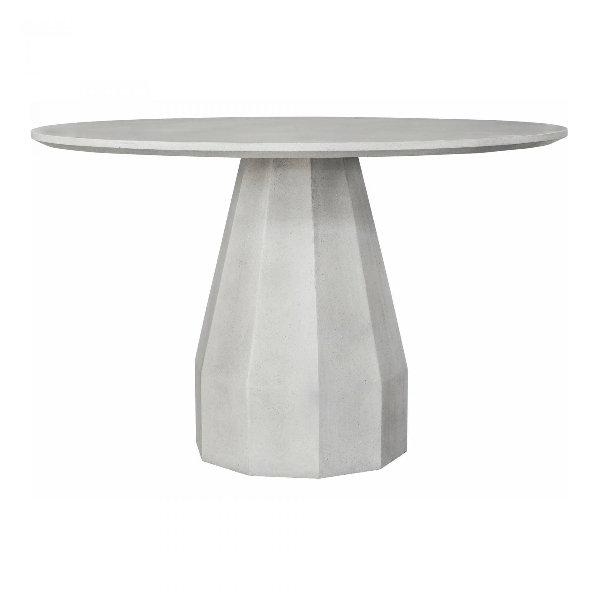 47 Inch Outdoor Dining Table Antique White Concrete Outdoor Dining Tables LOOMLAN By Moe&#39;s Home