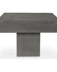 47 in Outdoor Coffee Table Grey Contemporary-Outdoor Coffee Tables-Moe's Home-LOOMLAN