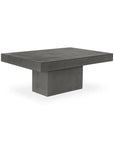 47 in Outdoor Coffee Table Grey Contemporary-Outdoor Coffee Tables-Moe's Home-LOOMLAN