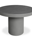 47 in Outdoor Dining Table Grey Contemporary - LOOMLAN - Moe's Home - Outdoor Dining Tables