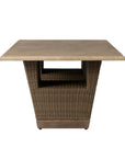 Charisma Aluminum Rectangular Outdoor Dining Table-Outdoor Dining Tables-Lloyd Flanders-LOOMLAN