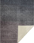 Quiet Current Grey Washable Indoor-Outdoor Rug