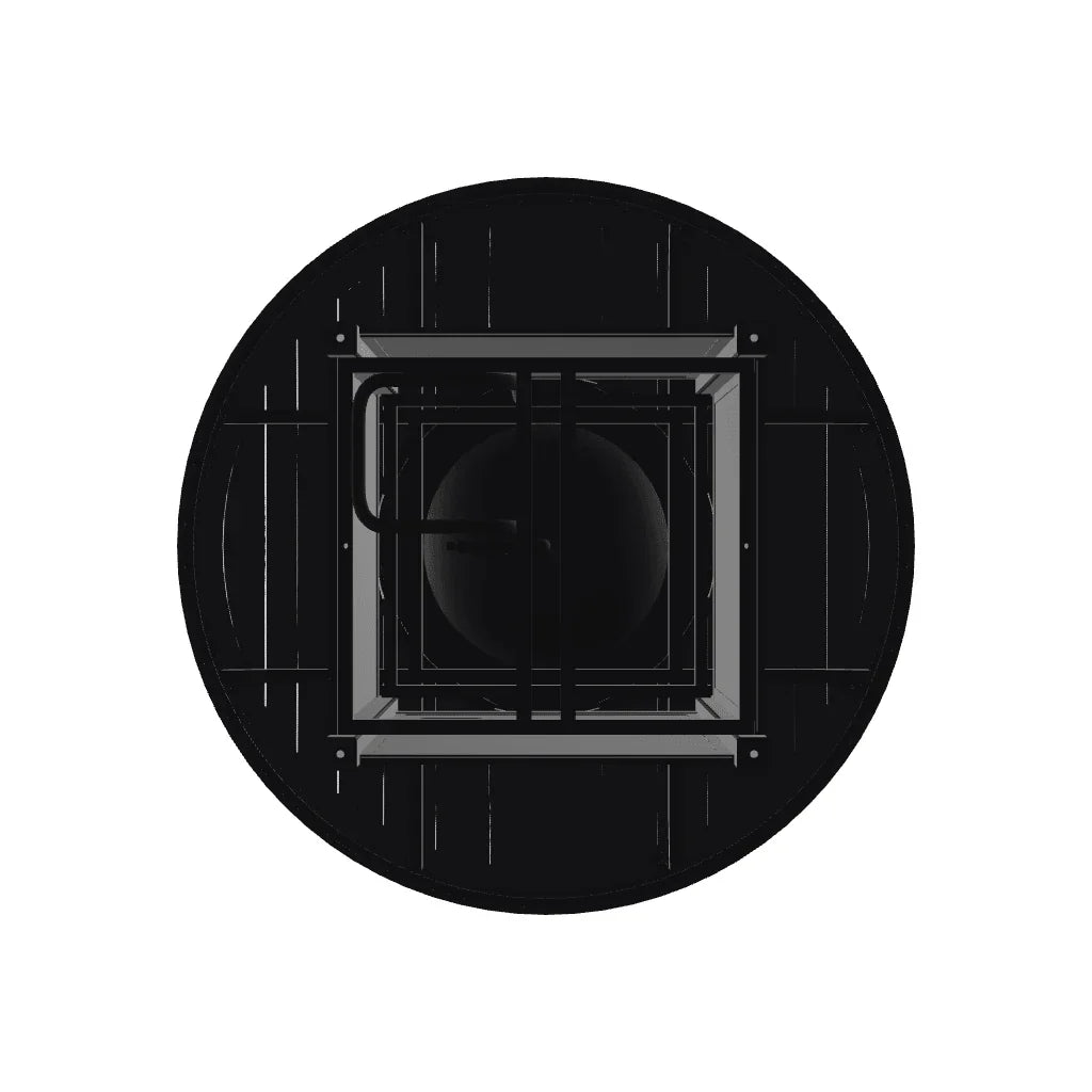 54" Round MGP Top Chat Height Fire Table - LOOMLAN - Telescope - Outdoor Fire Tables