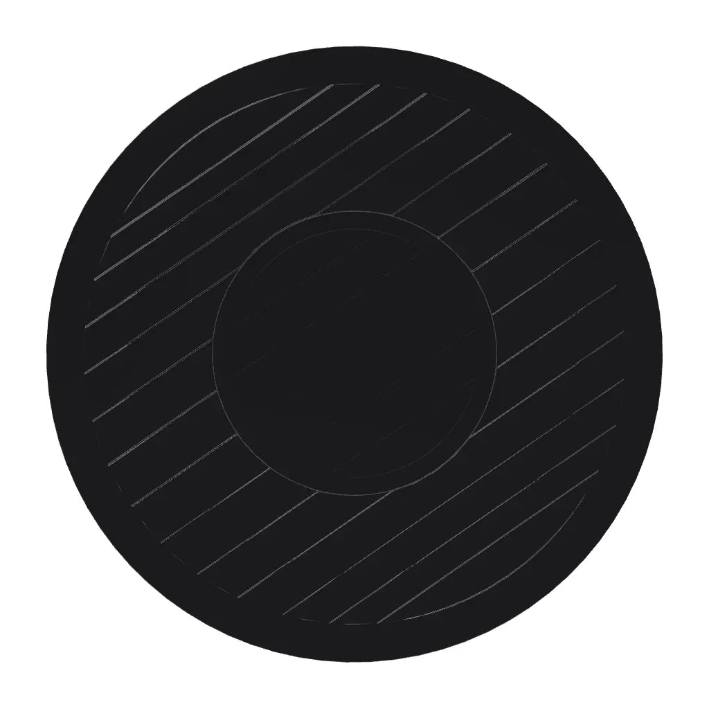 54" Round MGP Top Chat Height Fire Table - LOOMLAN - Telescope - Outdoor Fire Tables