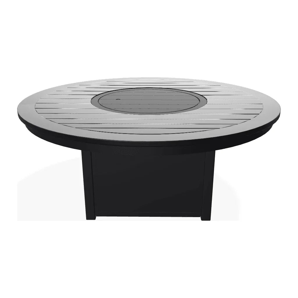 54" Round MGP Top Chat Height Fire Table - LOOMLAN - Telescope - Outdoor Fire Tables