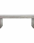 55.25 Inch Outdoor Bench Grey Contemporary-Outdoor Benches-Moe's Home-LOOMLAN