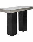 63 Inch Outdoor Bar Table Grey Contemporary-Outdoor Counter Tables-Moe's Home-LOOMLAN