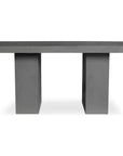 63 in Outdoor Dining Table Grey Contemporary - LOOMLAN - Moe's Home - Outdoor Dining Tables