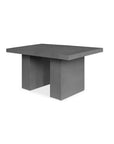 63 in Outdoor Dining Table Grey Contemporary - LOOMLAN - Moe's Home - Outdoor Dining Tables