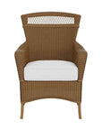 Loom Wicker Outdoor Dining Armchair-Outdoor Dining Chairs-Lloyd Flanders-LOOMLAN