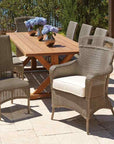 Loom Wicker Outdoor Dining Armchair-Outdoor Dining Chairs-Lloyd Flanders-LOOMLAN