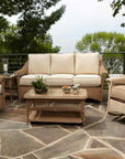 Loom Wicker Square Outdoor End Table
