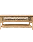 Loom Rectangular Outdoor Cocktail Table-Outdoor Coffee Tables-Lloyd Flanders-LOOMLAN