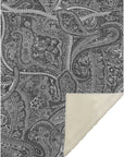 Woven Blocks Grey Washable Indoor-Outdoor Rug