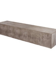 Monolith Concrete Outdoor Coffee Table -- view 5