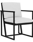 Summit Aluminum Frame Outdoor Dining Armchair-Outdoor Dining Chairs-Lloyd Flanders-LOOMLAN