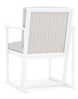 Summit Aluminum Frame Outdoor Dining Armchair-Outdoor Dining Chairs-Lloyd Flanders-LOOMLAN