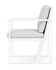 Summit Aluminum Frame Outdoor Dining Armchair-Outdoor Dining Chairs-Lloyd Flanders-LOOMLAN