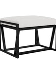 Summit Aluminum Frame Outdoor Ottoman-Outdoor Ottomans-Lloyd Flanders-LOOMLAN