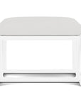 Summit Aluminum Frame Outdoor Ottoman-Outdoor Ottomans-Lloyd Flanders-LOOMLAN