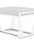Summit Aluminum Frame Outdoor Ottoman-Outdoor Ottomans-Lloyd Flanders-LOOMLAN