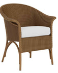 Loom Handcrafted Outdoor Dining Armchair-Outdoor Dining Chairs-Lloyd Flanders-LOOMLAN