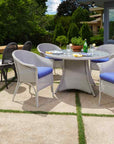 Loom Handcrafted Outdoor Dining Armchair-Outdoor Dining Chairs-Lloyd Flanders-LOOMLAN