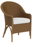 Loom Wicker Handmade Outdoor Dining Armchair-Outdoor Dining Chairs-Lloyd Flanders-LOOMLAN