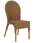 Loom Wicker Outdoor Bistro Chair-Outdoor Dining Chairs-Lloyd Flanders-LOOMLAN