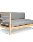 SoHo Teak Patio Sectional Sofa with Sunbrella Cushion -- view 5