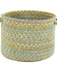 Rhody Rug Playtime Braided Handmade Indoor-Outdoor Basket