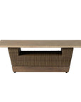 Charisma Aluminum Rectangular Outdoor Cocktail Table-Outdoor Coffee Tables-Lloyd Flanders-LOOMLAN