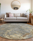 Eloril Brown Washable Indoor-Outdoor Rug