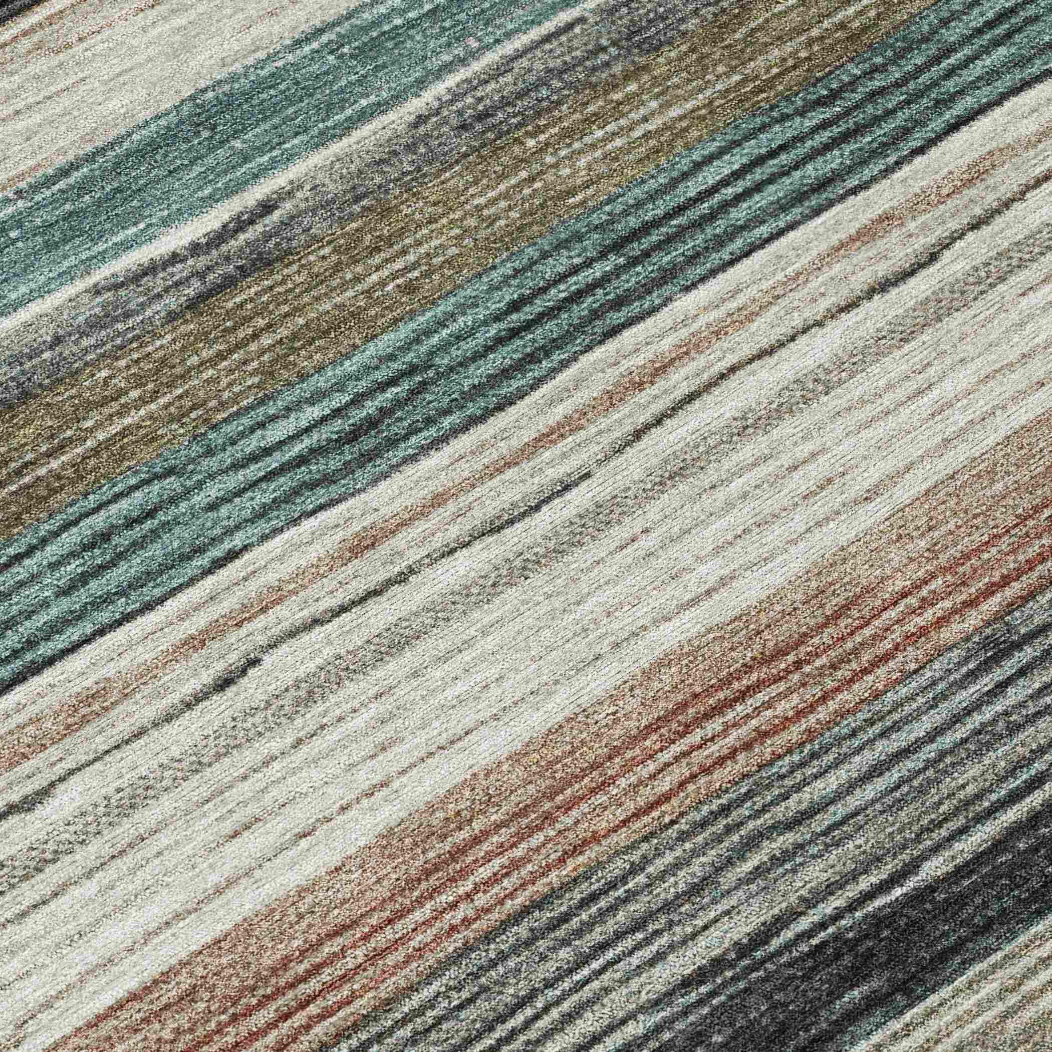 Elyn Brown Washable Indoor-Outdoor Rug
