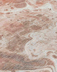 Faerara Orange Washable Indoor-Outdoor Rug