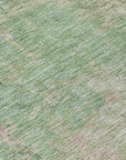 Faerion Green Washable Indoor-Outdoor Rug