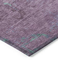 Faerion Purple Washable Indoor-Outdoor Rug