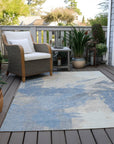Faerira Denim Washable Indoor-Outdoor Rug