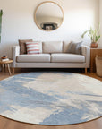 Faerira Denim Washable Indoor-Outdoor Rug