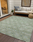 Uraas Aloe Washable Indoor-Outdoor Rug
