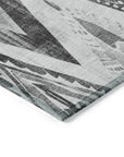 Uraira Gray Washable Indoor-Outdoor Rug