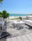 Vaelanor Ivory Washable Indoor-Outdoor Rug