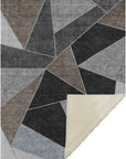 Addison Rugs Gentle Waves Brown Washable Indoor-Outdoor Rug