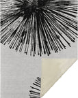 Addison Rugs Circles Black Washable Indoor-Outdoor Rug